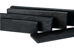 Hóeke gumiél 150x50x750mm lemezelt