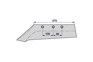 VOGEL NOOT Szántóvas WY-3500 BAL  gyári