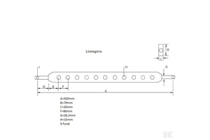 Kereszttartó vonólap 2.kat. 920mm 30mm vastag